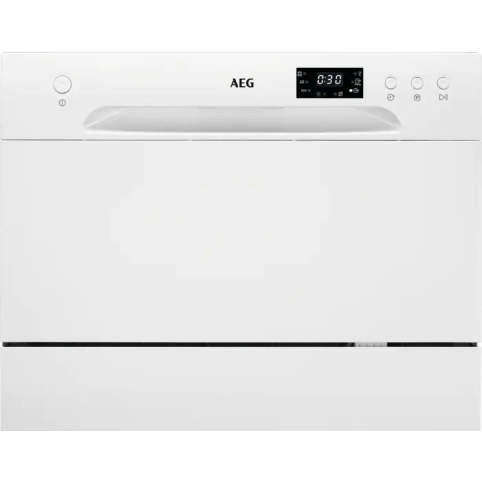 AEG FFB21200CW Compact Freestanding Dishwasher - White