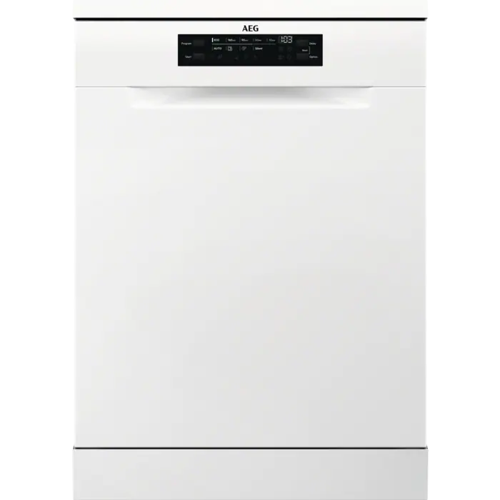 AEG FFB73727PW 7000 Series GlassCare Freestanding Dishwasher - White