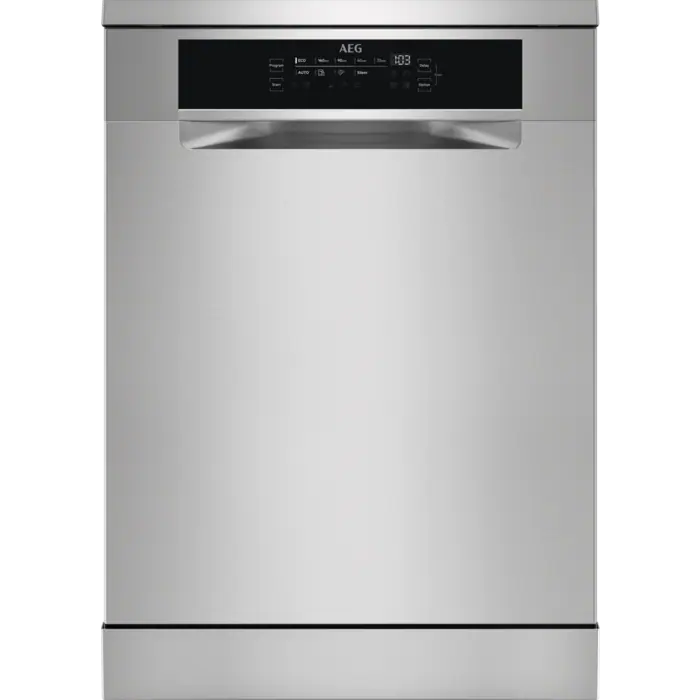 AEG FFB83707PM 8000 SprayZone Freestanding Dishwasher - Stainless Steel