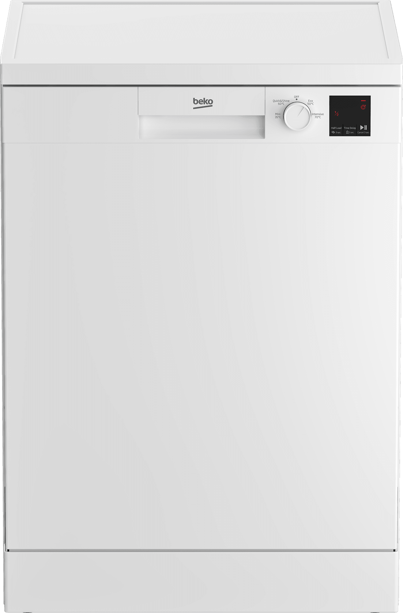 Beko DVN04320W Freestanding Dishwasher - White