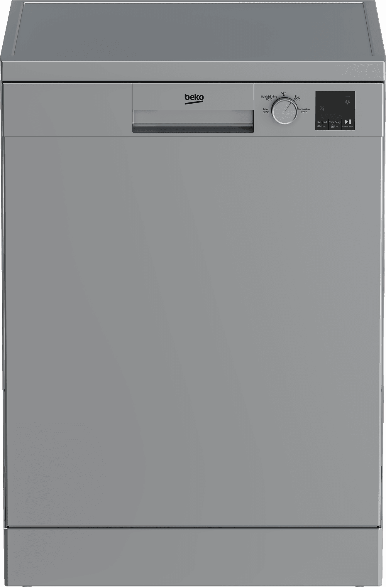Beko DVN04X20S Freestanding Dishwasher - Silver