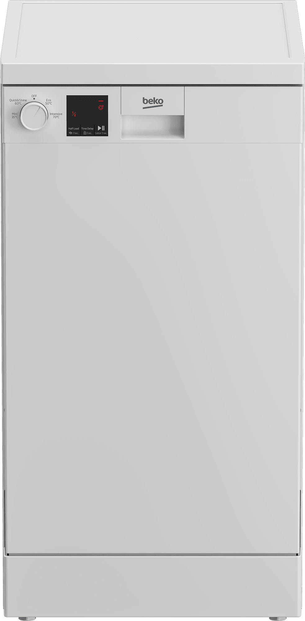 Beko DVS04020W Slimline Freestanding Dishwasher - White