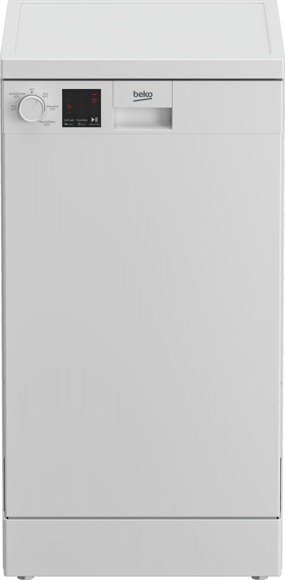 Beko DVS05C20W Slimline Freestanding Dishwasher - White