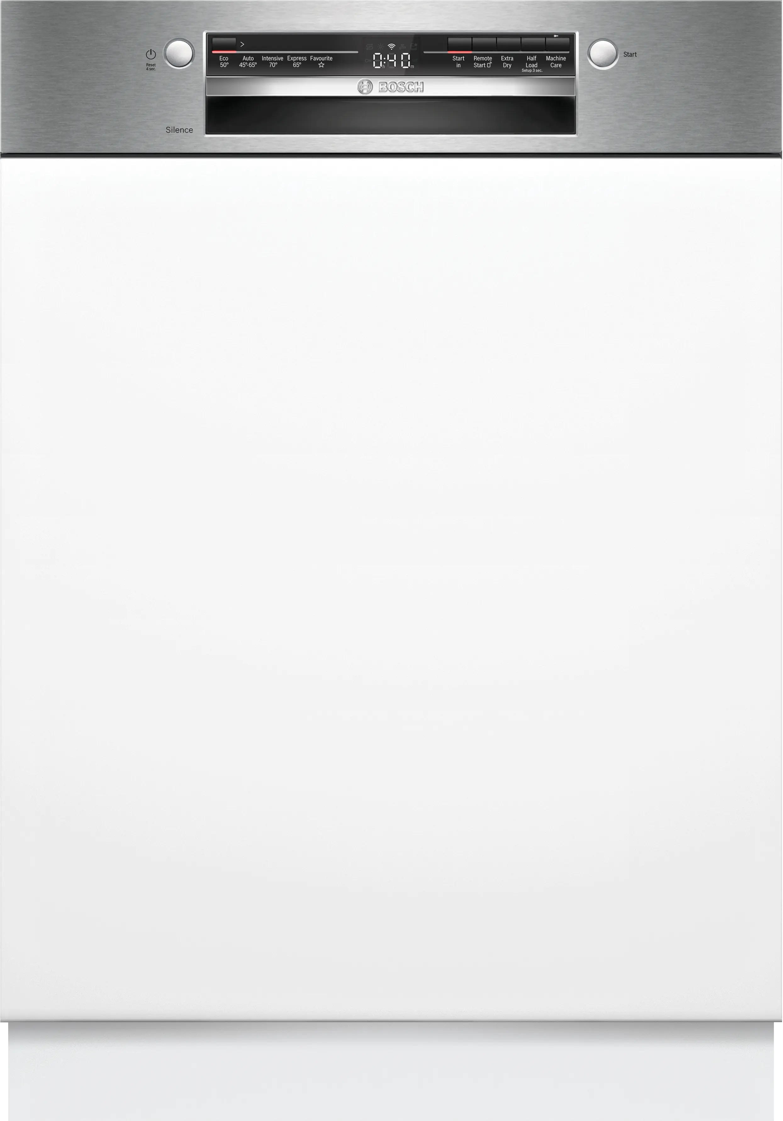 Bosch SMI2HTS02G Series 2 Semi-Integrated Dishwasher - Stainless Steel