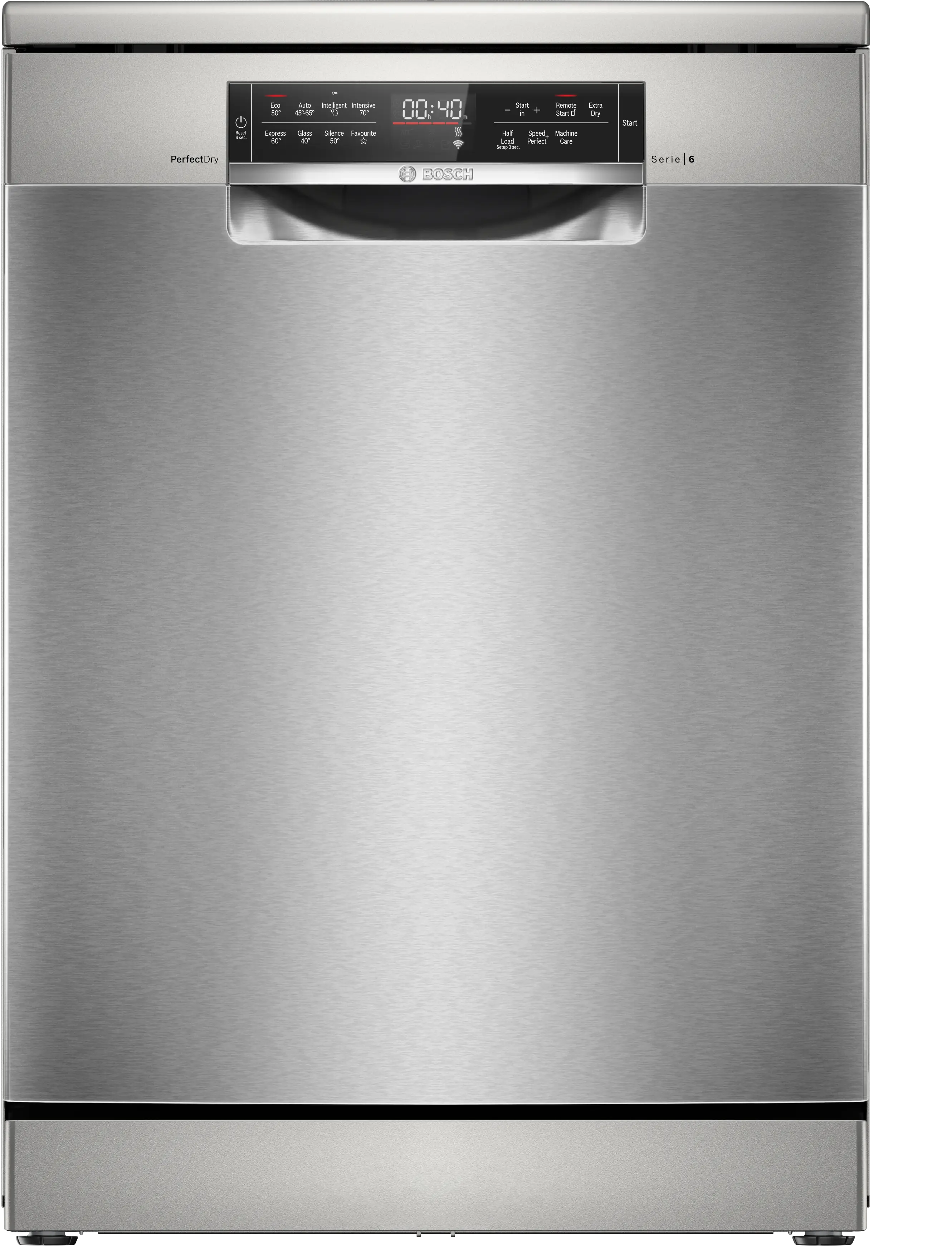 Bosch SMS6TCI01G Series 6 Freestanding Dishwasher - Silver