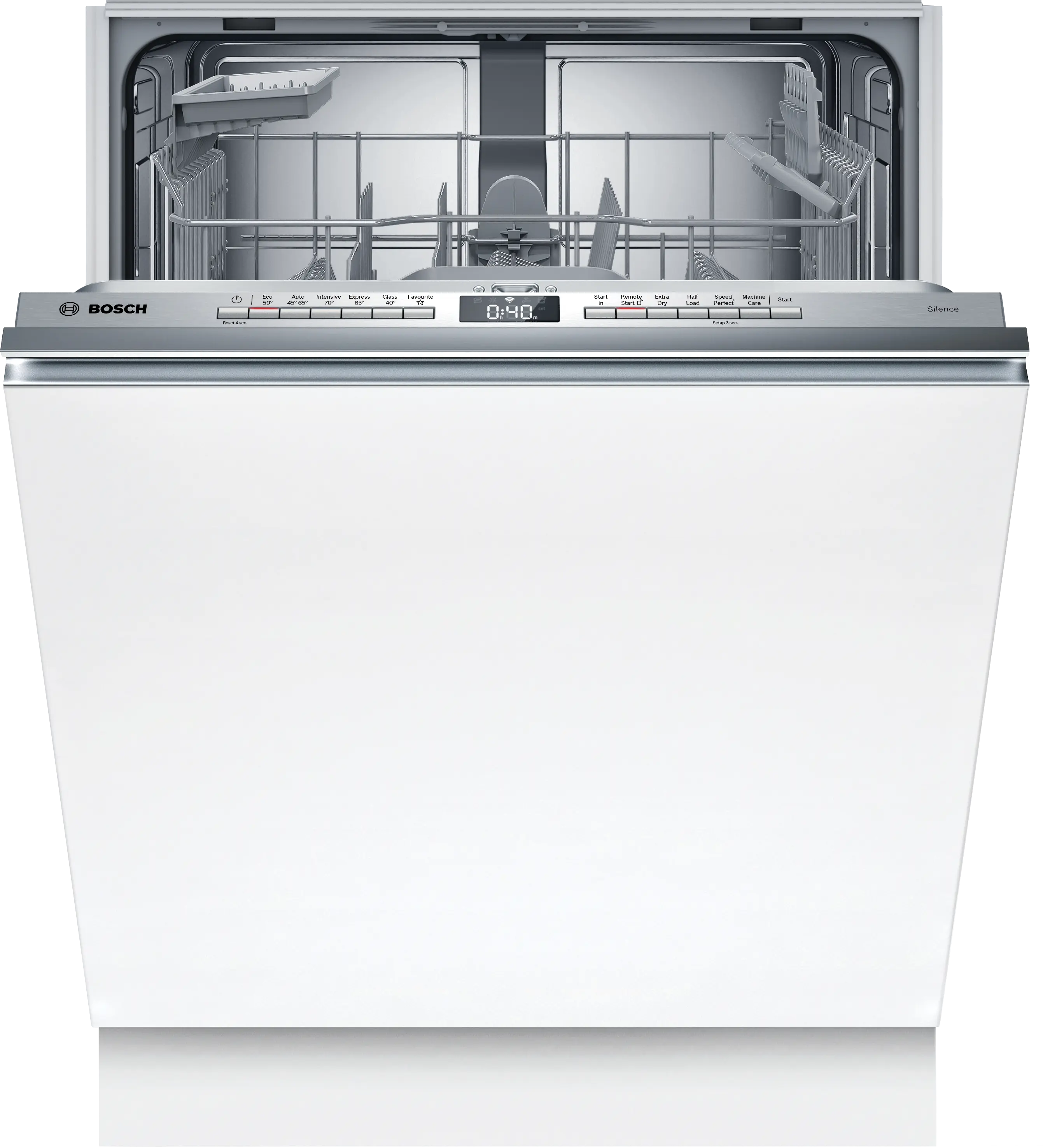 Bosch SMS6TCI02G Freestanding Dishwasher - Silver Inox