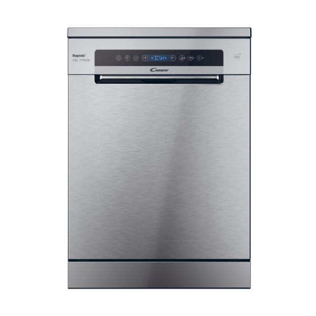 Candy CF-5C7F0X-80 Rapidò Freestanding Dishwasher - Stainless Steel