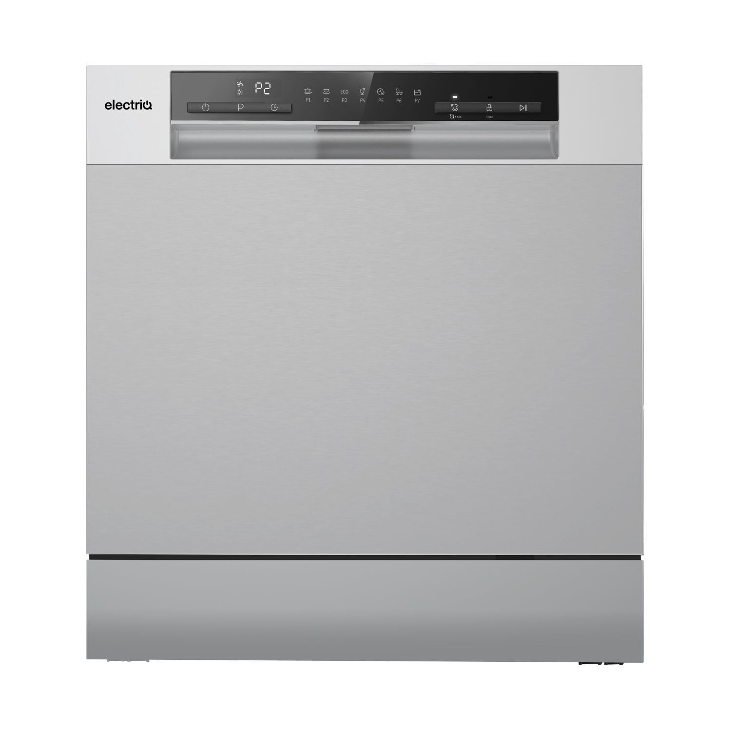 ElectriQ EQDWTTXLS XL Mini Tabletop Dishwasher - Silver