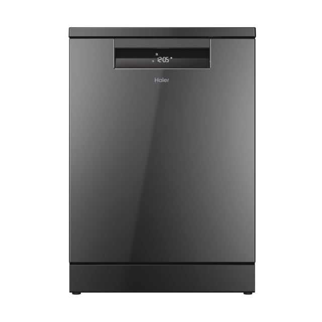 Haier XF-6B0M3PDA-80 I-Pro Shine Series 5 Freestanding Dishwasher - Graphite
