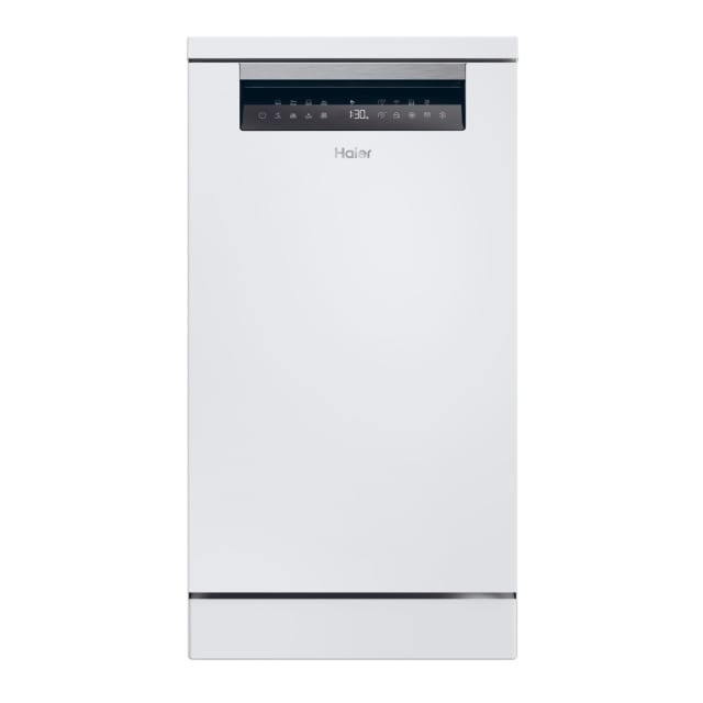 Haier XF1C3TB1FW-80 Slimline Dishwasher - White