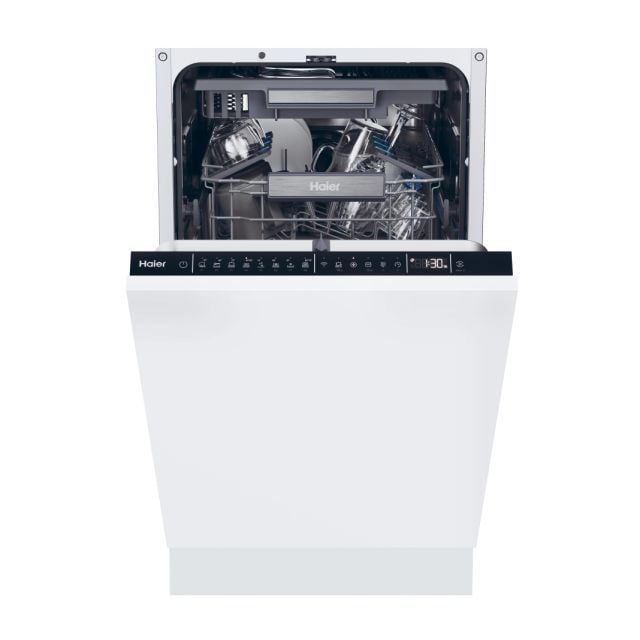 Haier XI1C3TB2FB-80 Slimline Integrated Dishwasher