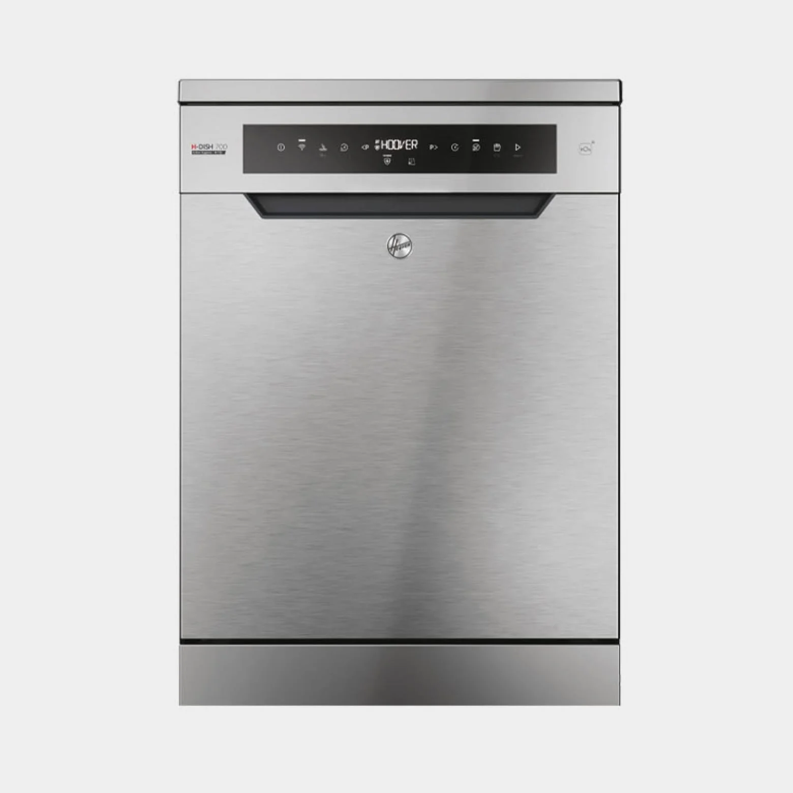 Hoover H6F-6B4S1PXUK-80 Freestanding Dishwasher - Stainless Steel
