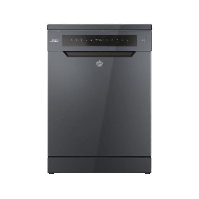 Hoover HF 5C7F0A-80 H-DISH 500 Freestanding Dishwasher - Graphite