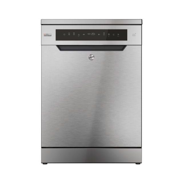 Hoover HF 5C7F0X-80 H-DISH 500 Freestanding Dishwasher - Stainless Steel