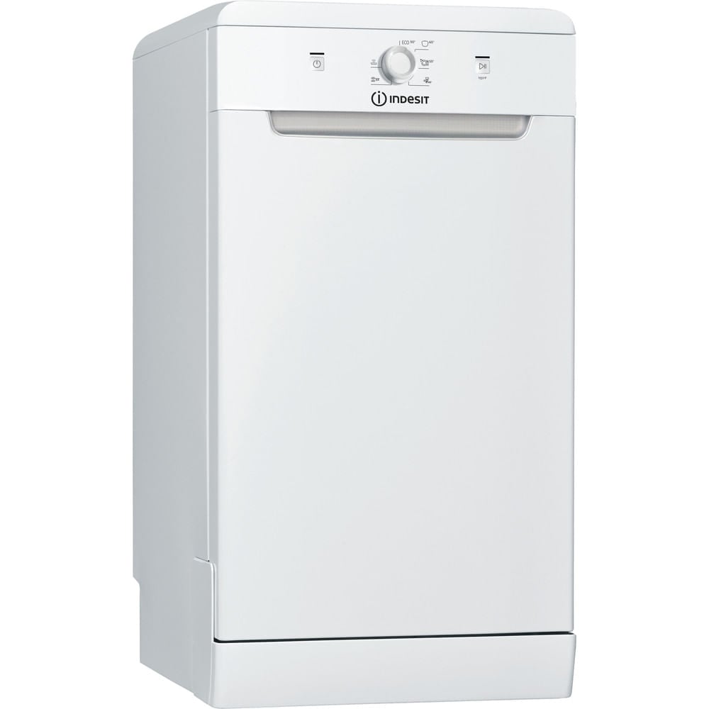 Indesit DF9E 1B10 UK Slimline Dishwasher - White