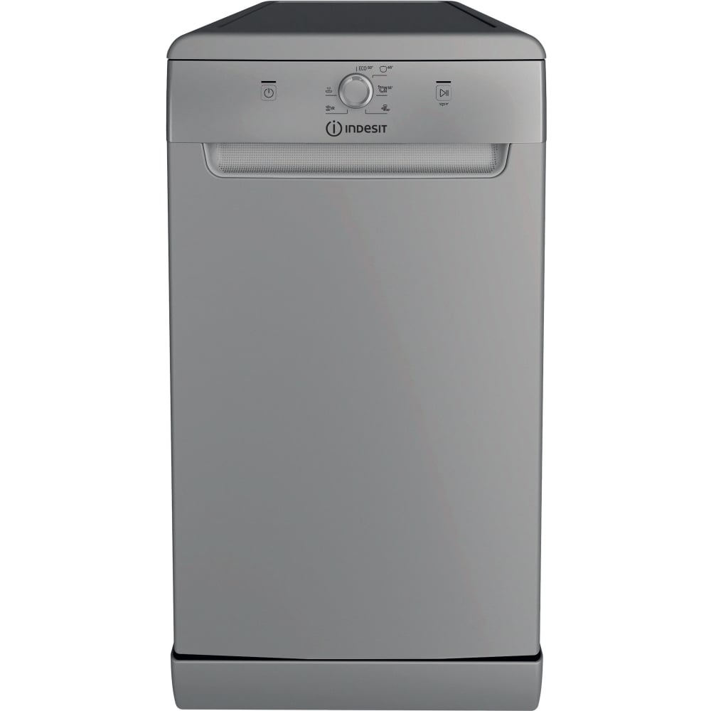 Indesit IN2FE10CS90SUK Slimline Freestanding Dishwasher - Silver