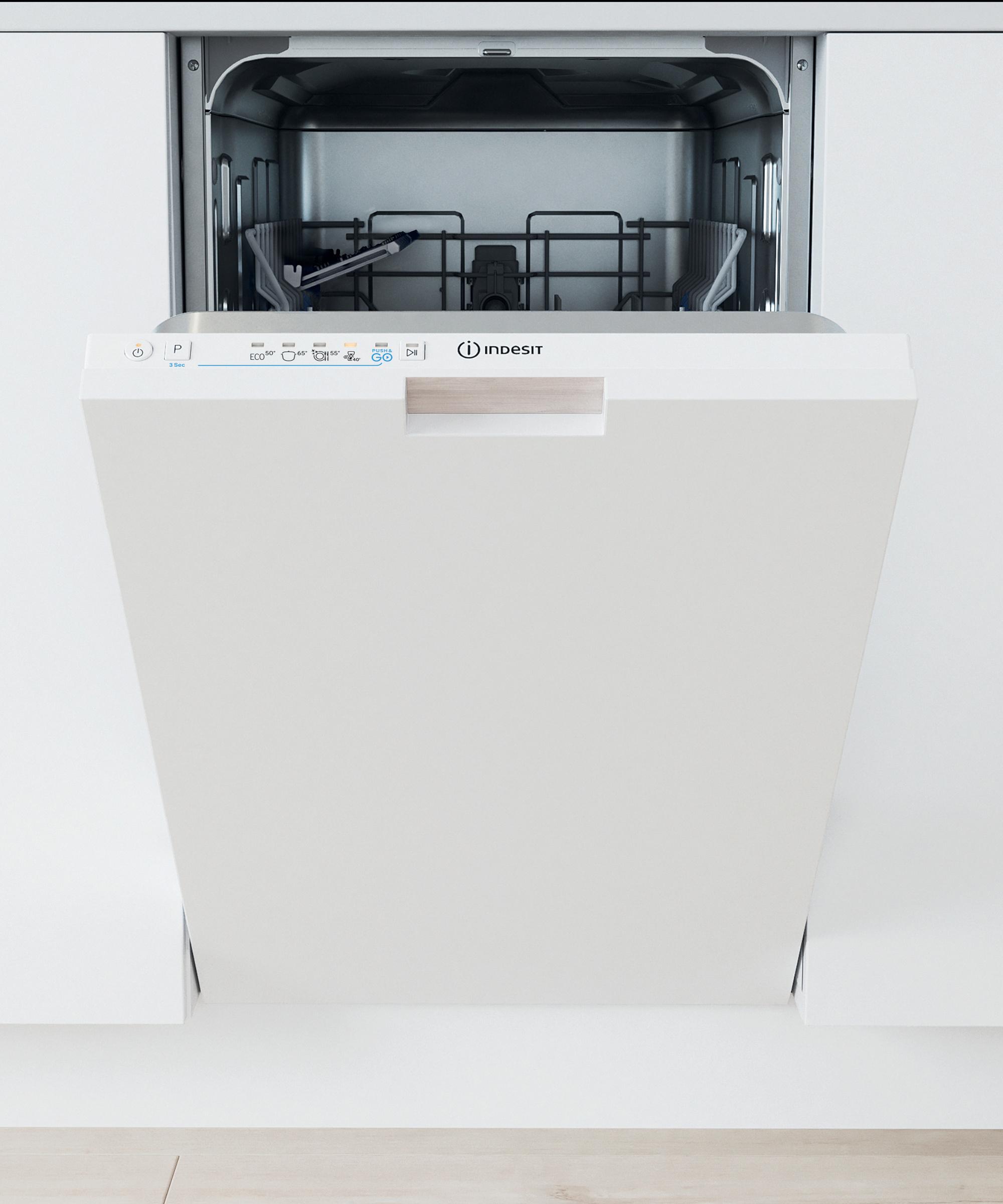 Indesit IN2IE10CS80UK Slimline Integrated Dishwasher