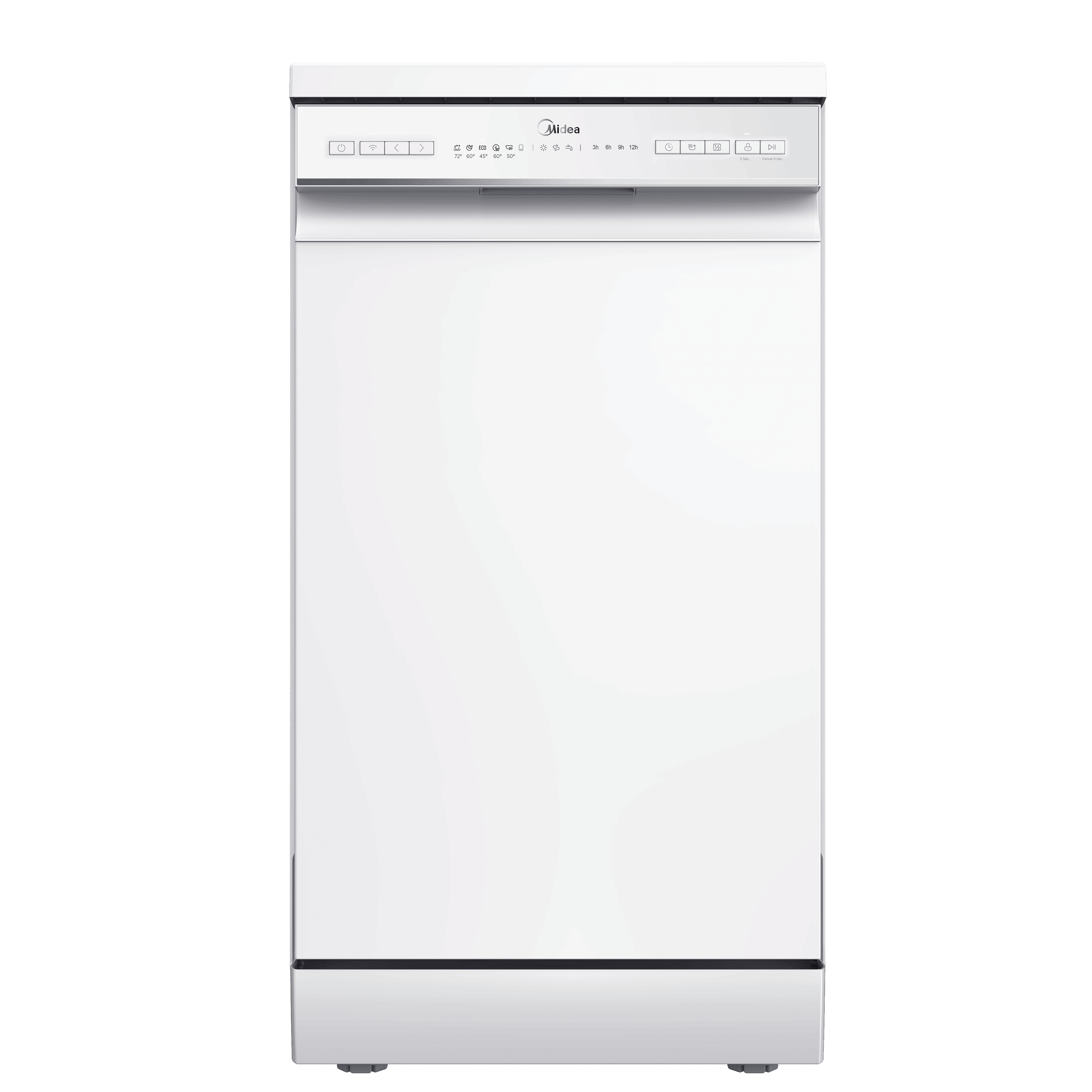 Midea MDWEF1034C(W)-WG-UK Slimline Dishwasher - White