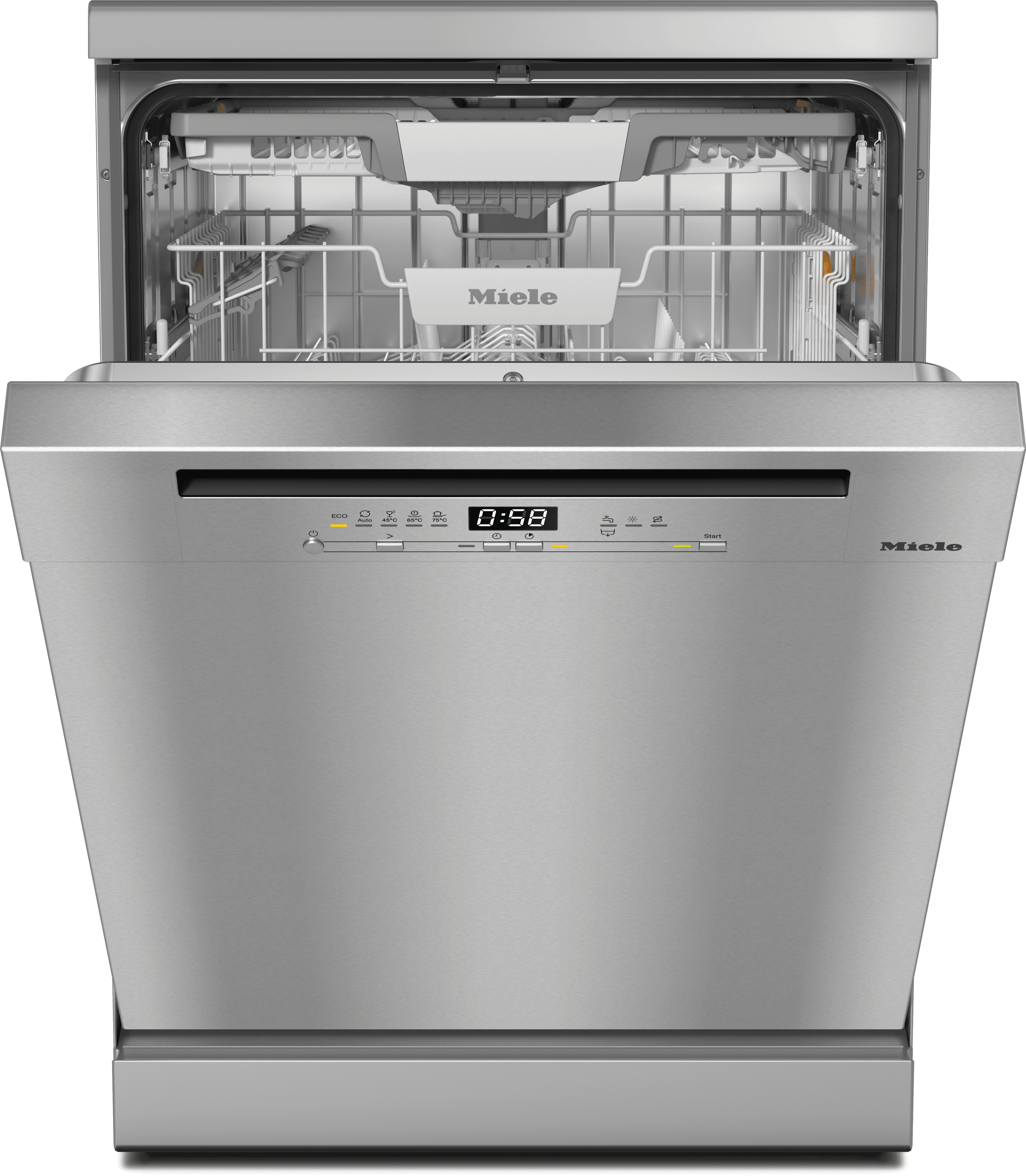 Miele G5811SCCLST Freestanding Dishwasher - CleanSteel