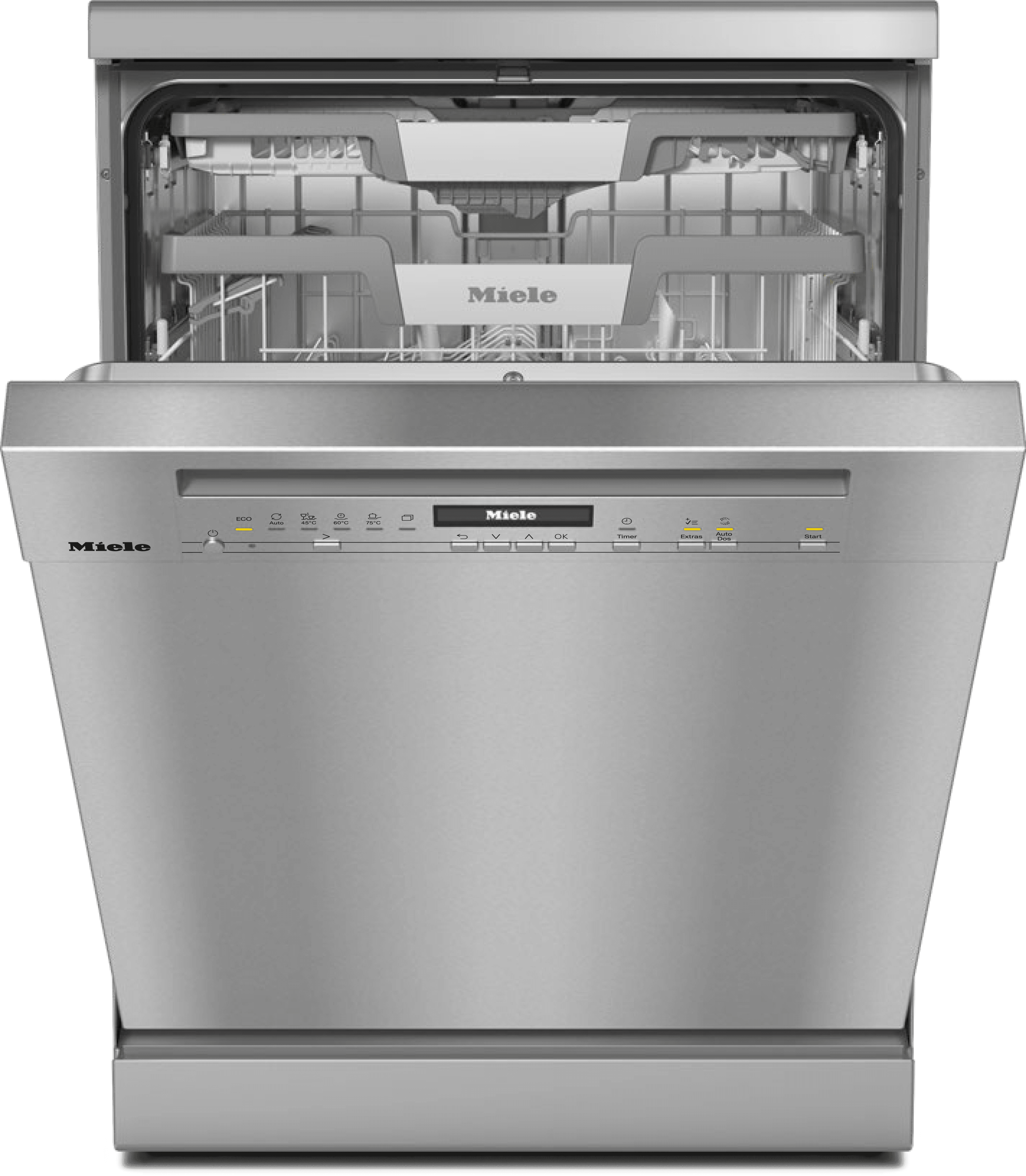 Miele G 7040 SC CLST Freestanding Dishwasher - CleanSteel