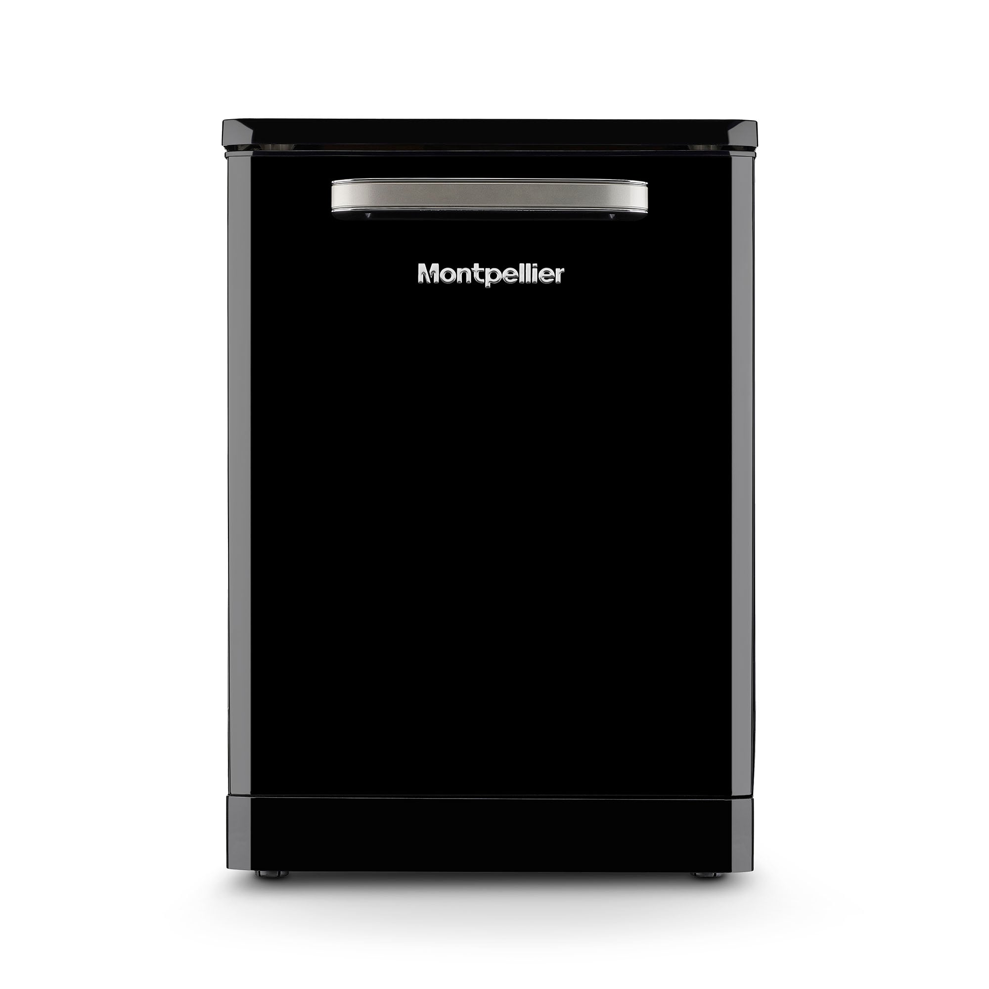 Montpellier MAB1353DK 60cm Retro Freestanding Dishwasher - Black