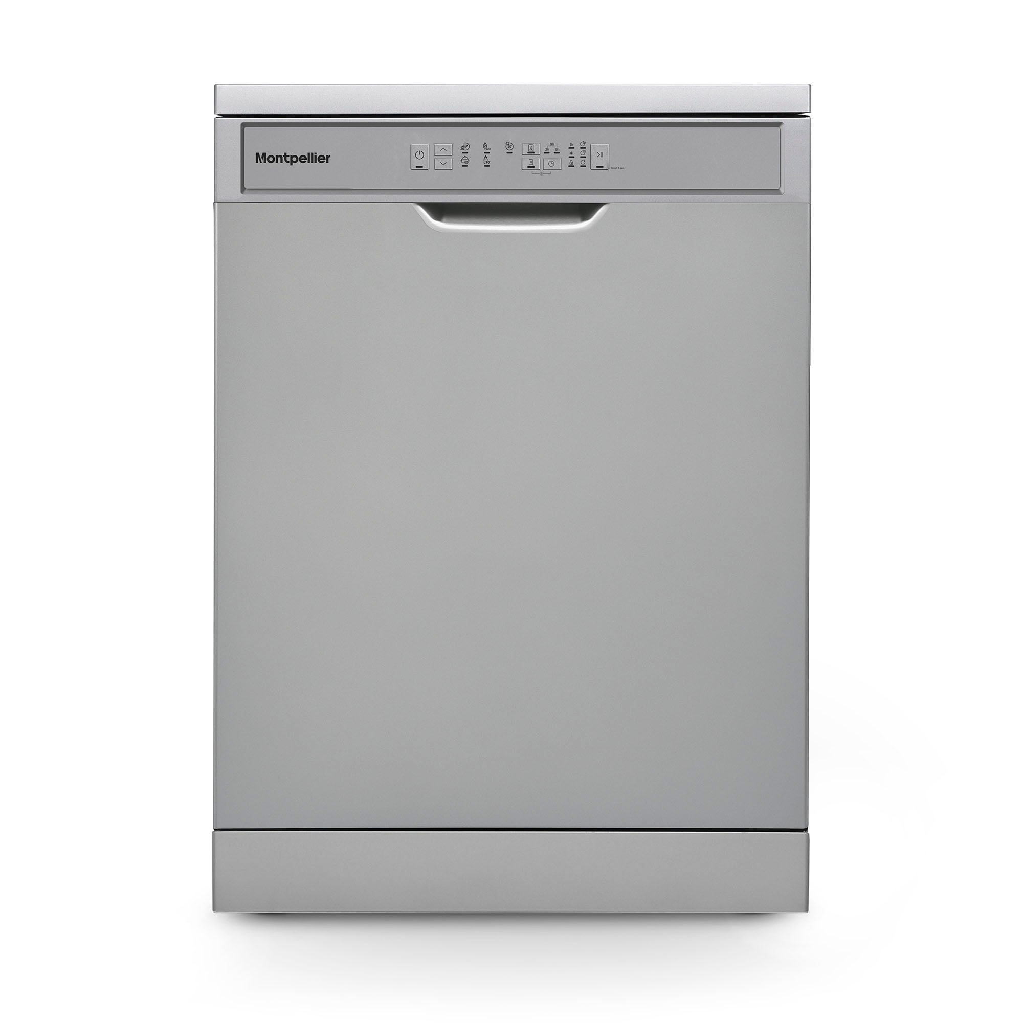 Montpellier MDWD1354S Freestanding Dishwasher - Silver