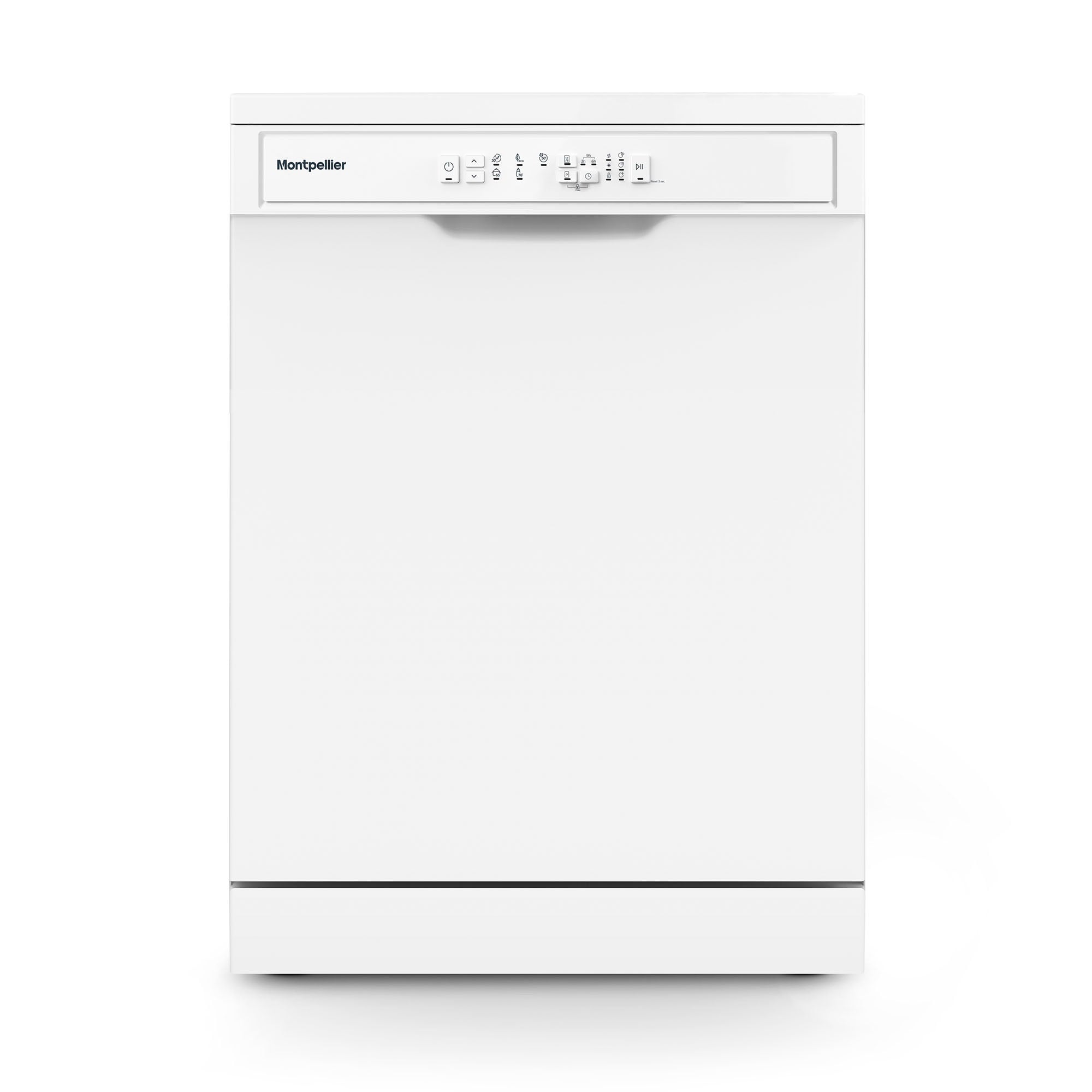 Montpellier MDWD1354W Freestanding Dishwasher - White