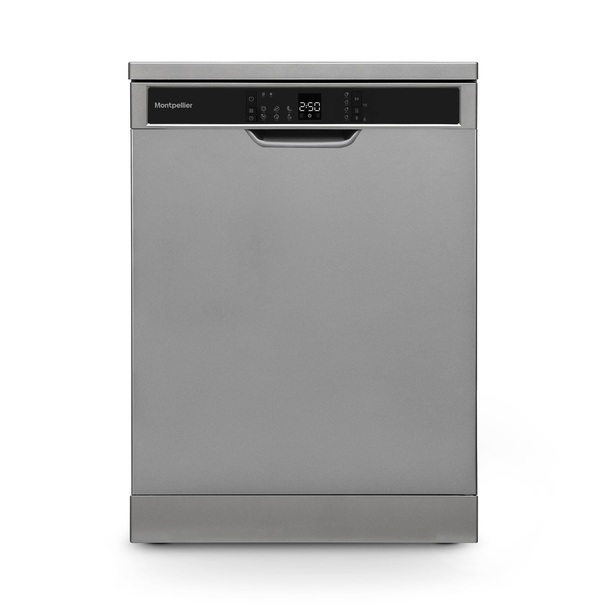 Montpellier MDWD1464S Freestanding Dishwasher - Silver