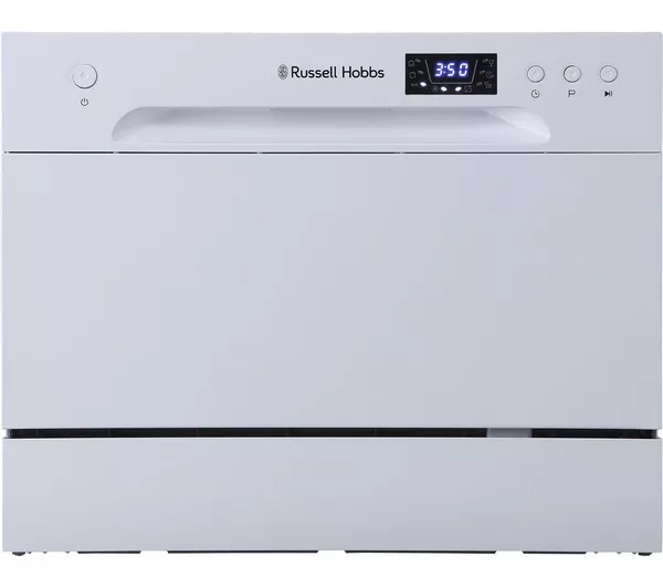 Russell Hobbs RHTTDW6W Compact Tabletop Dishwasher - White