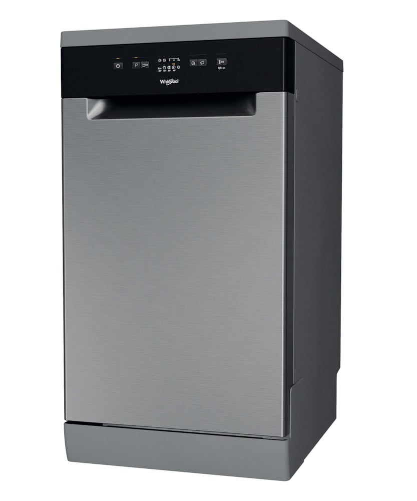 Whirlpool WSFE 2B19 X UK N SupremeClean Slimline Dishwasher - Stainless Steel